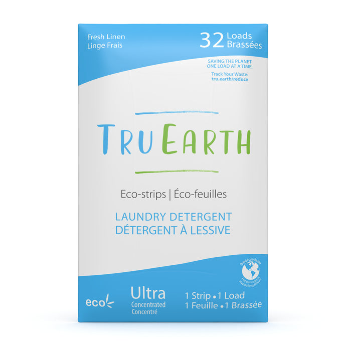 Eco-strip Laundry Detergent - Fresh Linen - 32 Loads (48 Unit Master Carton)
