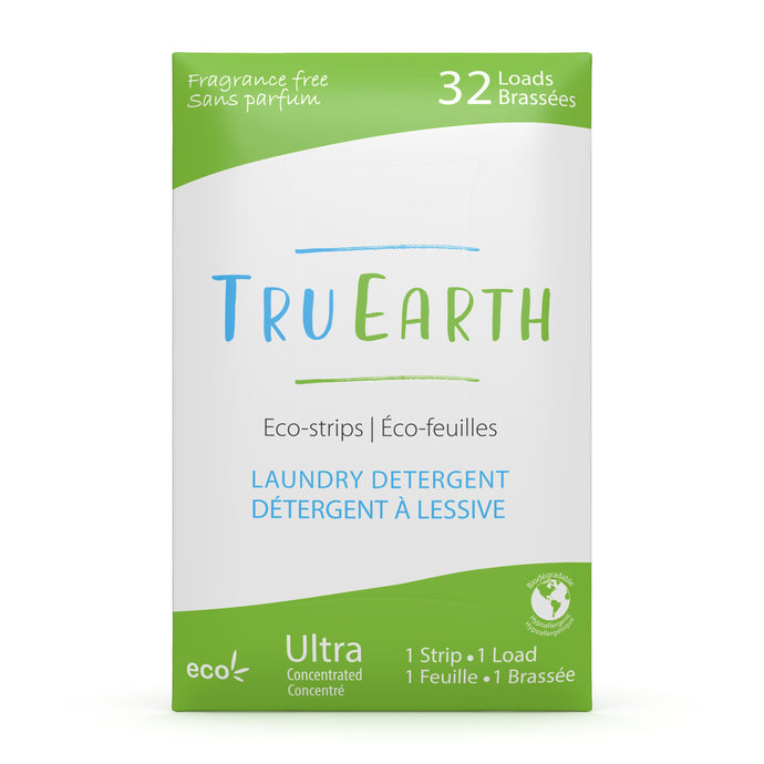 Eco-strip Laundry Detergent - Fragrance Free - 32 Loads (48 Unit Master Carton)